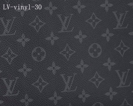 Black Louis Vuitton vinyl fabric for car interior, LV leather fabric fo  in 2023