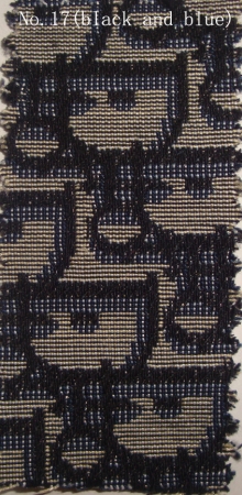 Dior Fabric No.17 (black and blue)